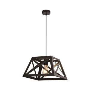 Crna metalna viseća lampa 32x32 cm Origami - Candellux Lighting