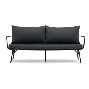Crna vrtna sofa Bramant – Kave Home