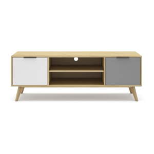 TV stol od borovine u prirodnoj boji 140x53 cm Elfa – Marckeric