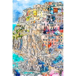 Slika 40x60 cm Manarola – Fedkolor