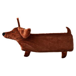 Smeđi termofor od mikropliša 850 ml Dachshund – Sass & Belle