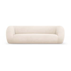 Krem sofa od bouclé tkanine 230 cm Essen – Cosmopolitan Design