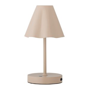 Bež LED stolna lampa s mogućnosti zatamnjivanja s metalnim sjenilom (visina 28 cm) Lianna – Bloomingville