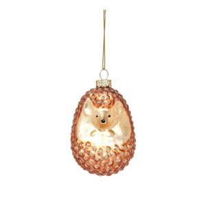 Stakleni ukas za božićno drvce 8 cm Hedgehog – Sass & Belle
