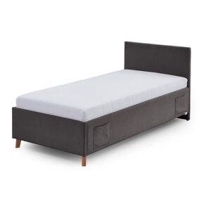 Antracitno sivi dječji krevet s prostorom za pohranu 90x200 cm Cool – Meise Möbel