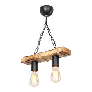 Crna/u prirodnoj boji viseća svjetiljka Lagun – Squid Lighting