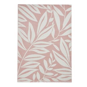 Svijetlo ružičasti tepih 80x150 cm Sorral Leaves  – Catherine Lansfield