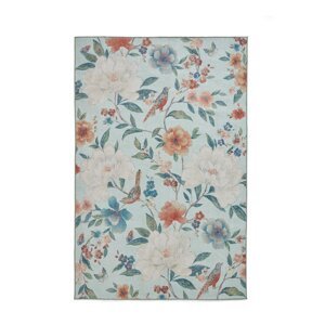 Plavi periv tepih 122x170 cm Pipa Floral – Catherine Lansfield