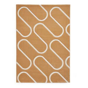 Oker žuti tepih 160x230 cm Linear Curve – Catherine Lansfield