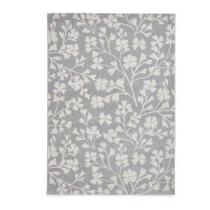 Sivi tepih 80x150 cm Grace Floral – Catherine Lansfield