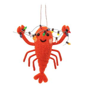 Tekstilni ukas za božićno drvce 11 cm Lobster – Sass & Belle