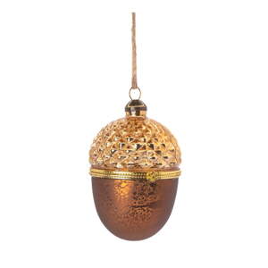 Stakleni ukas za božićno drvce ø 6 cm Acorn – Sass & Belle