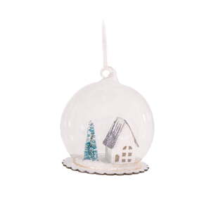 Božićni ukras ø 8 cm Snowy House – Sass & Belle