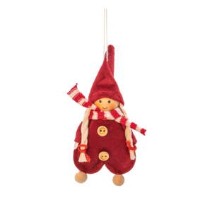 Tekstilni ukas za božićno drvce 13 cm Gnome Girl – Sass & Belle