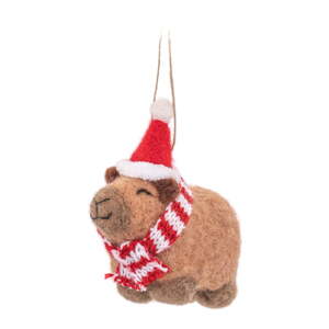 Vunen ukas za božićno drvce 11 cm Capybara – Sass & Belle