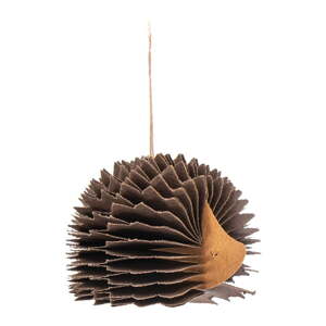 Papirnat ukas za božićno drvce 10 cm Honeycomb Hedgehog – Sass & Belle