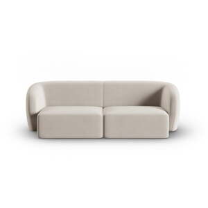 Bež baršunasti sofa 188 cm Paolo – Milo Casa