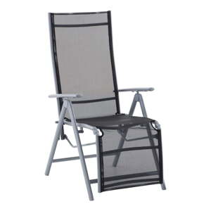 Crna metalna vrtna stolica Ariola – Garden Pleasure