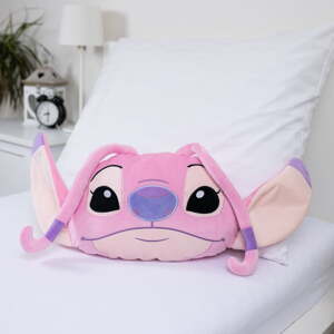 Dječji jastuk od flisa 41x32 cm Lilo and Stitch "Angel Pink" – Jerry Fabrics