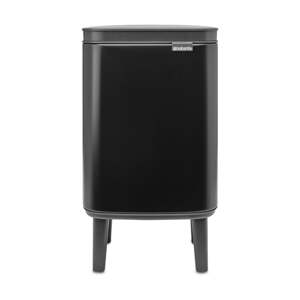 Mat crna željezna kanta za smeće 4 l Bo Hi – Brabantia