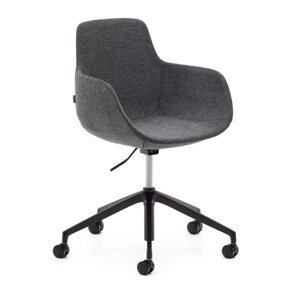 Tamno siva uredska stolica Tissiana – Kave Home