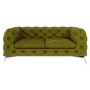 Zelena baršunasti sofa 185 cm Chelsea – Ropez