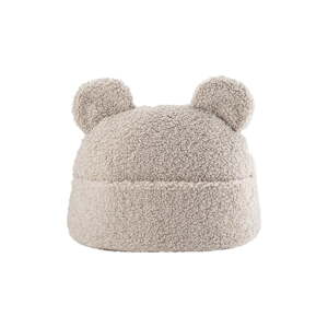 Svjetlo smeđi dječji jastuk za sjedenje od bouclé tkanine Teddy Pouch – Wigiwama