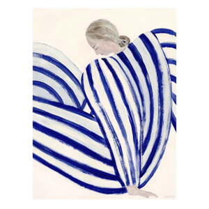 Plakat 30x40 cm Blue Stripe at Concorde – The Poster Club