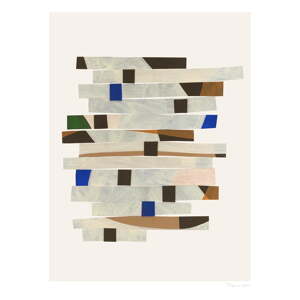 Plakat 50x70 cm Cut up Stripes – The Poster Club