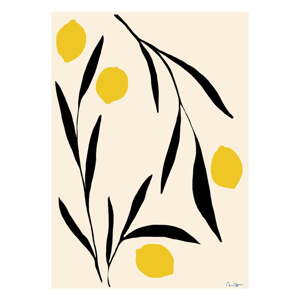 Plakat 30x40 cm Lemon – The Poster Club