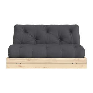 Tamno siva sklopiva sofa 145 cm Flip – Karup Design