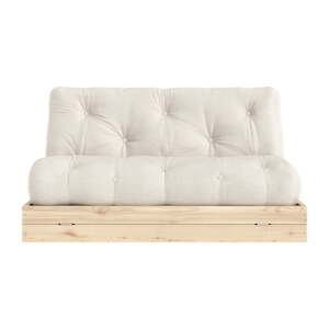 Bež lanena sklopiva sofa 145 cm Flip – Karup Design