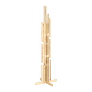 Vješalica od masivnog bora u prirodnoj boji 60x186 cm Keeper – Karup Design