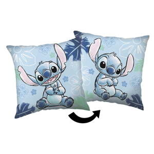 Dječji jastuk od flisa 40x40 cm Lilo and Stitch "Blue" – Jerry Fabrics