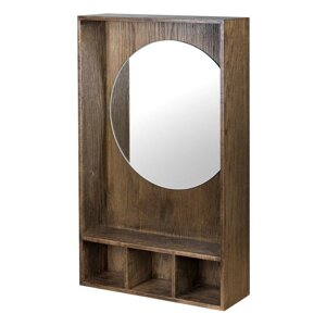 Smeđa ploča za vješanje garderobe od punog hrasta 40x65x11,5 cm Show Me – Mette Ditmer Denmark