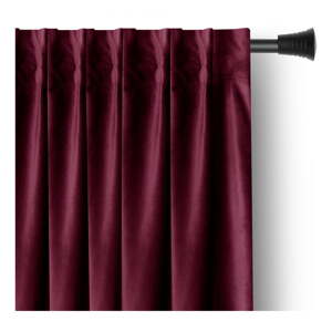 Bordo zavjesa za djelomično zamračenje od samta 140x270 cm Pleat – Restilo