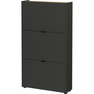 Antracitno sivi preklopni ormarić za cipele 71x127x22 cm Ameca – Germania